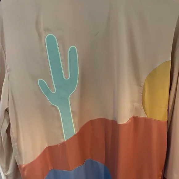 Colorblock duster robe - Picture 3 of 7